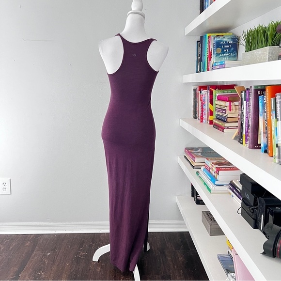 Lululemon Heathered Bordeaux Drama/Black Cherry Maxi Dress size small - Picture 8 of 15